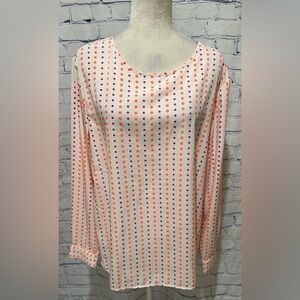 Gap women's multi color polka dot tunic top Size Large